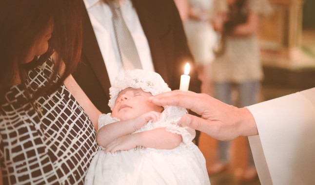 Baptism at  the Church of St Paul The Apostle NYC. 59th St Columbus Circle, Central Park Christening