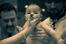 Baptism at St Paul , HempStead, New York. Baby Joanna.